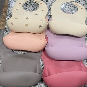 Mushie bibs bundle
